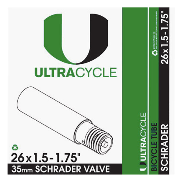 26 X 1.5 1.75 Schrader Valve Tube - Compatible with Bikes, Scooters & Wheelbarrows - Perfect for Tire Repair & Replacement