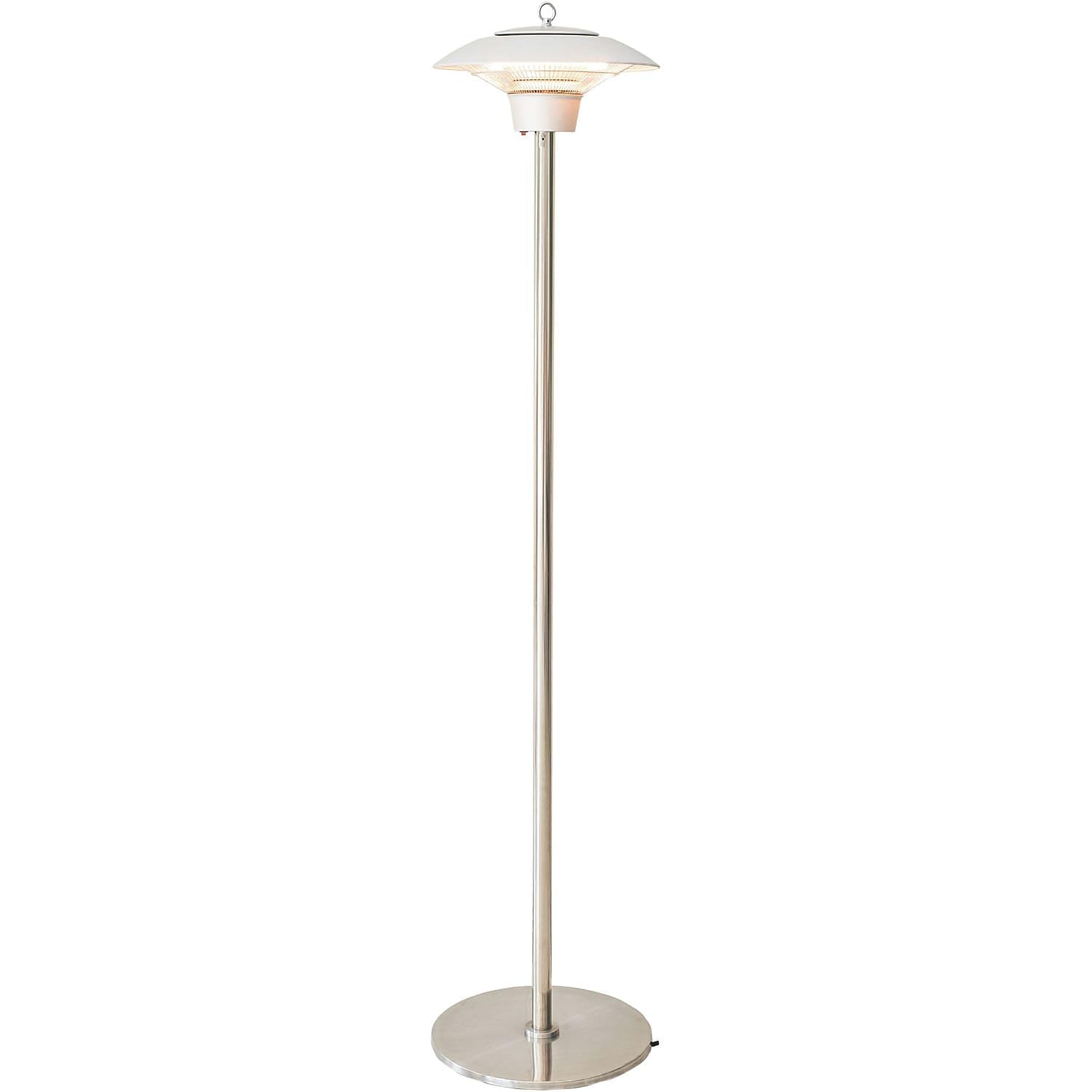 Hanover 1500W Portable Electric Infrared Halogen Stand Lamp - 6.8 Ft Tall Outdoor Heater for Porch, Deck, Pool & Backyard | 56 Sq Ft Coverage | Perfect for Patio Parties, Camping & Cold Weather Gatherings