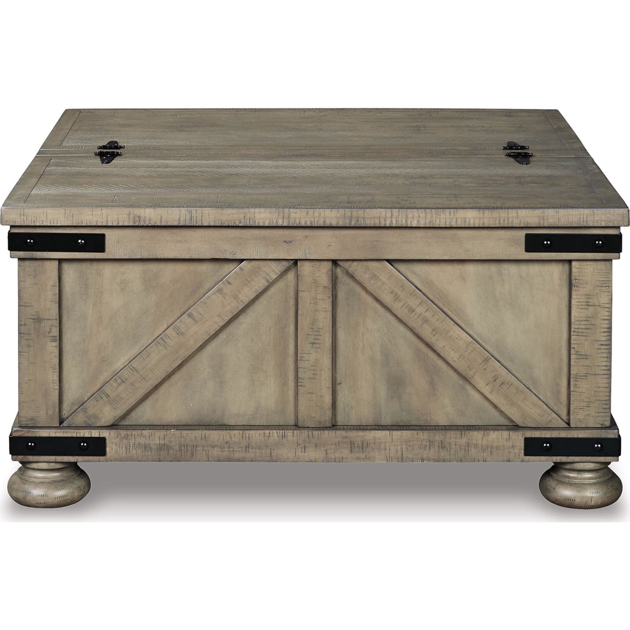 Modern Aldwin Coffee Table in Gray - Stylish Living Room Furniture for Small Spaces, Home Decor & Office Use