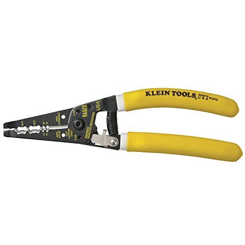Klein Tools K1412 Dual NM Cable Stripper and Cutter - 6 Pack | Heavy Duty Wire Stripping Tool for Electricians | Perfect for Residential and Commercial Wiring Projects