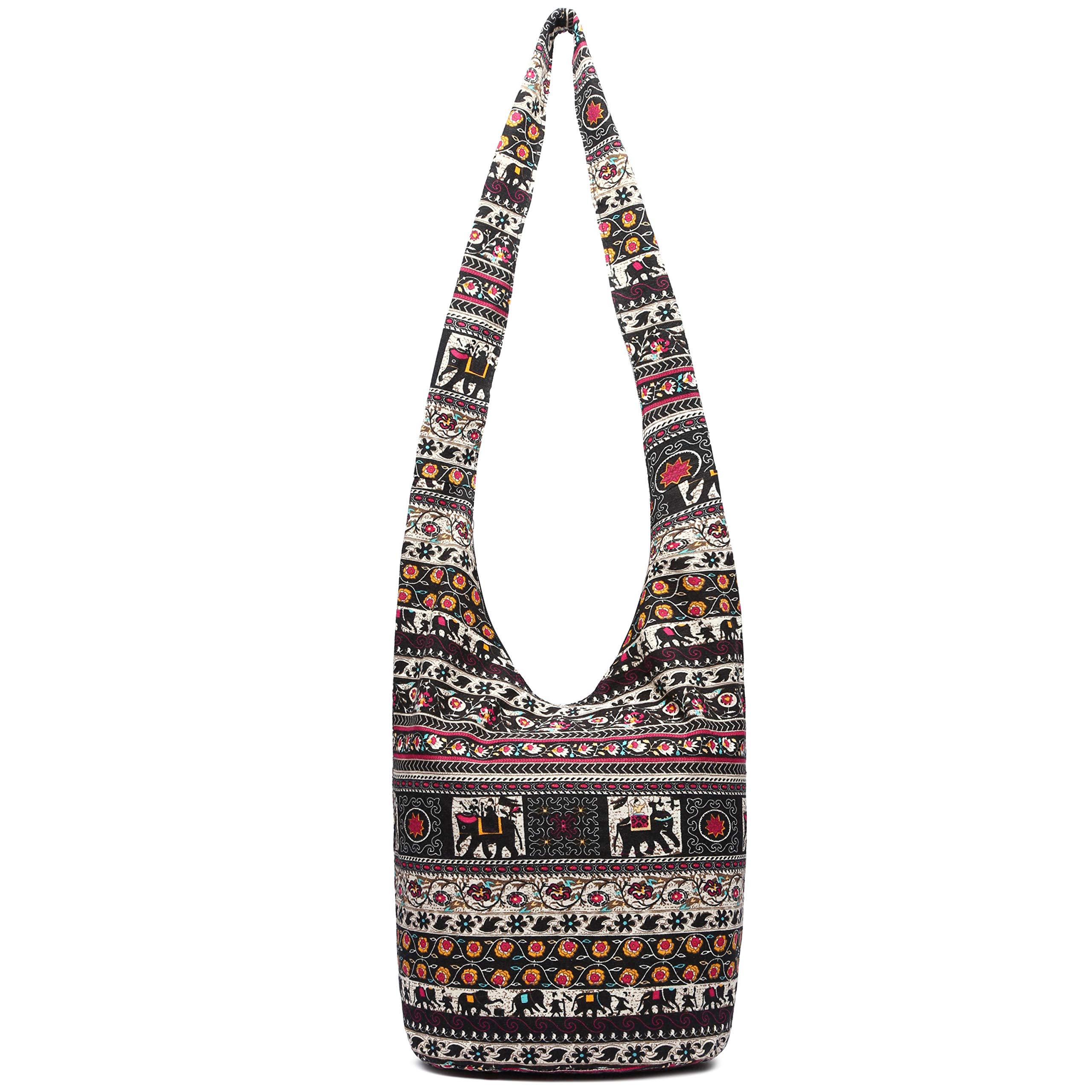 Stylish Women's Canvas Shoulder Handbags - Bohemian Crossbody Bags with Animal Prints for Everyday Use, Travel & Casual Outings
