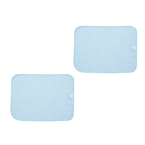 Healifty 2 Pack Waterproof Baby Changing Pad - Portable Diaper Changing Mat for Infants & Toddlers, Soft Nursing Mat for Travel, Home, Nursery and On-The-Go Use