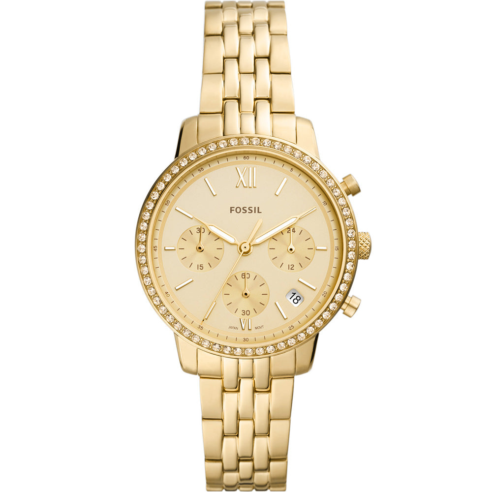 Fossil Neutra ES5219 Chronograph Watch for Men - Stylish Analog Quartz Wristwatch with Leather Strap | Perfect for Business, Casual & Everyday Wear