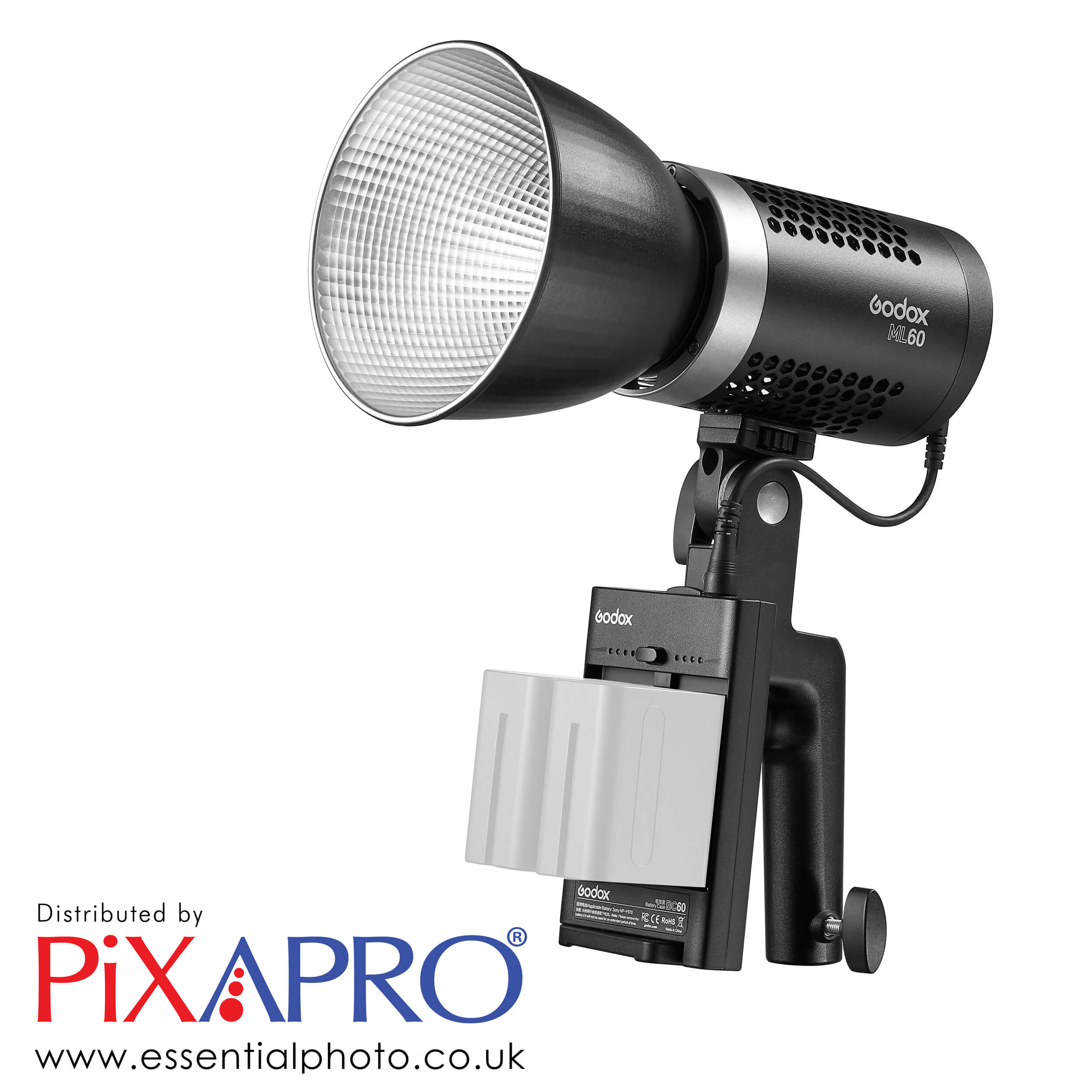 ML60 Daylight Balanced Super Compact Portable LED Video Light - Perfect for YouTube, Vlogging, Photography & Studio Lighting