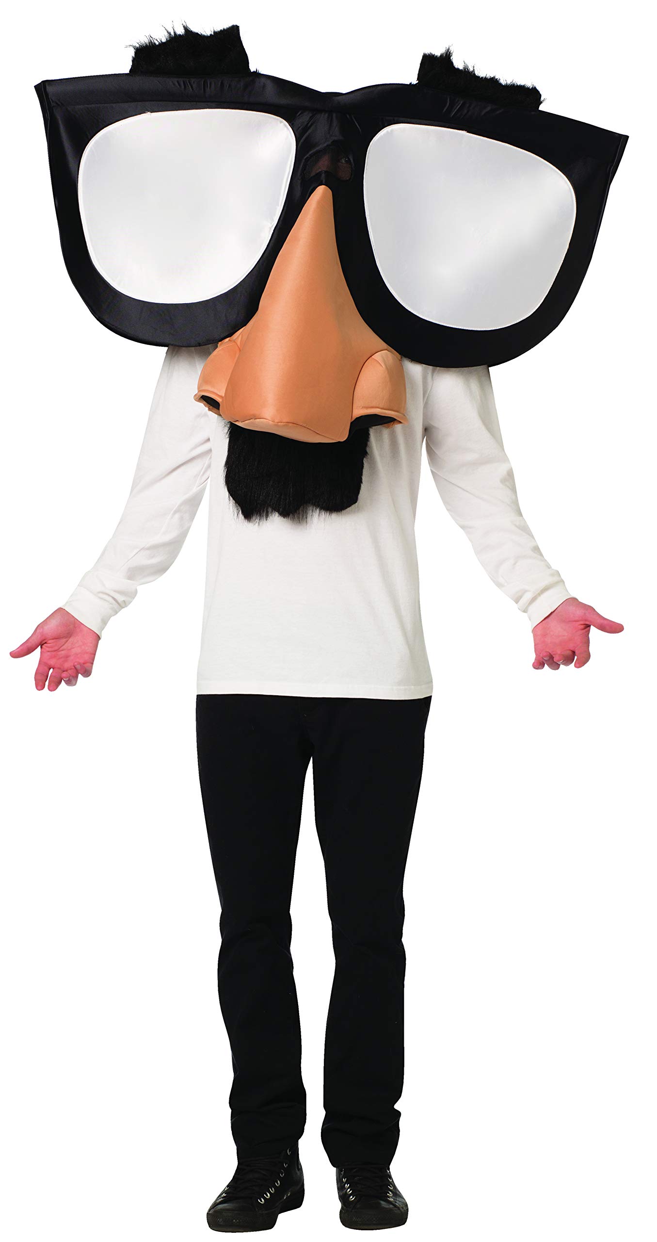 Funny Adult Nose Glasses Costume - Rasta Imposta Novelty Accessory for Halloween, Parties & Cosplay Events