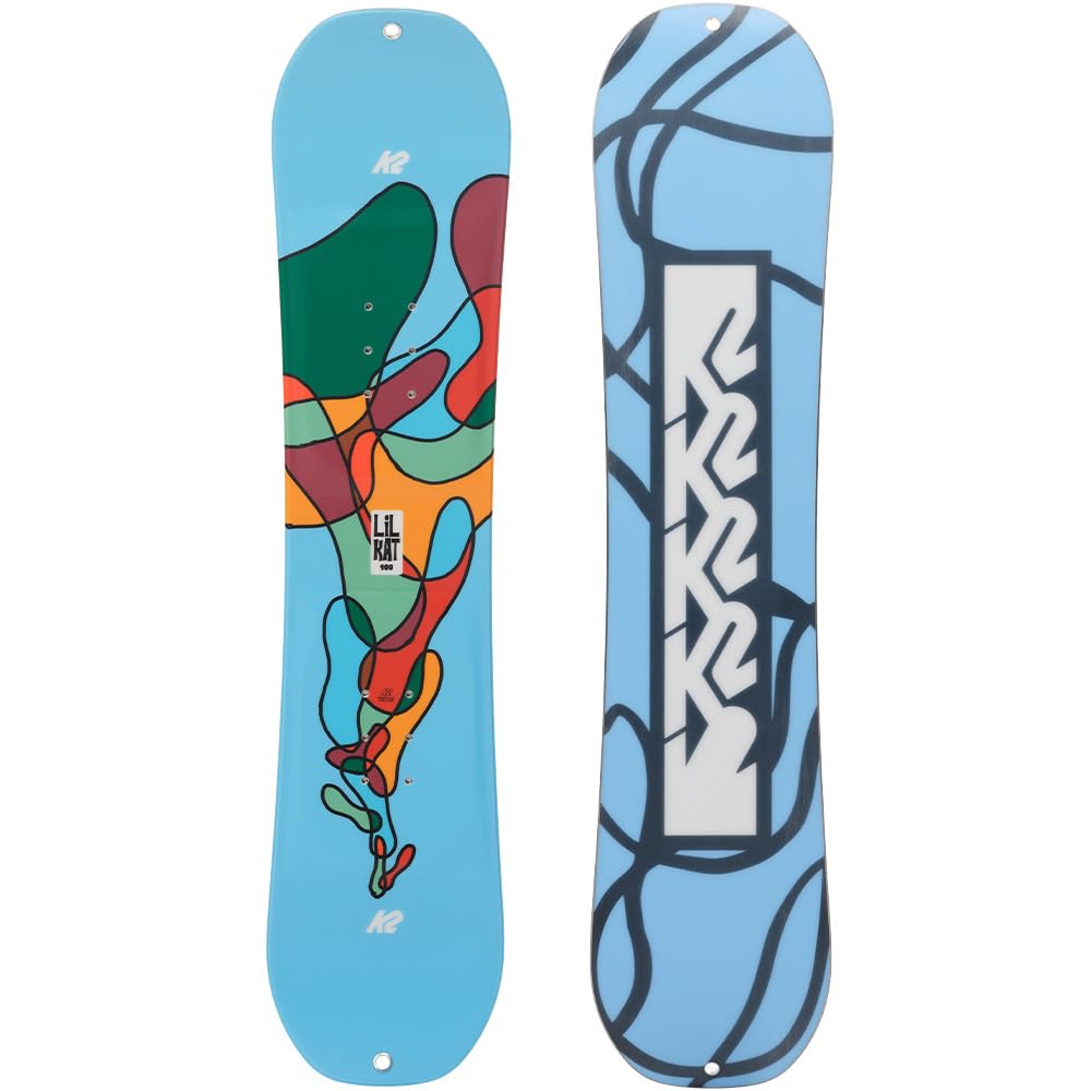K2 Lil KAT Girls' Snowboard - Perfect for Young Riders & Beginners | All-Mountain Freestyle Snowboard for Girls Ages 6-12 | Ideal for Park, Powder & Groomed Runs