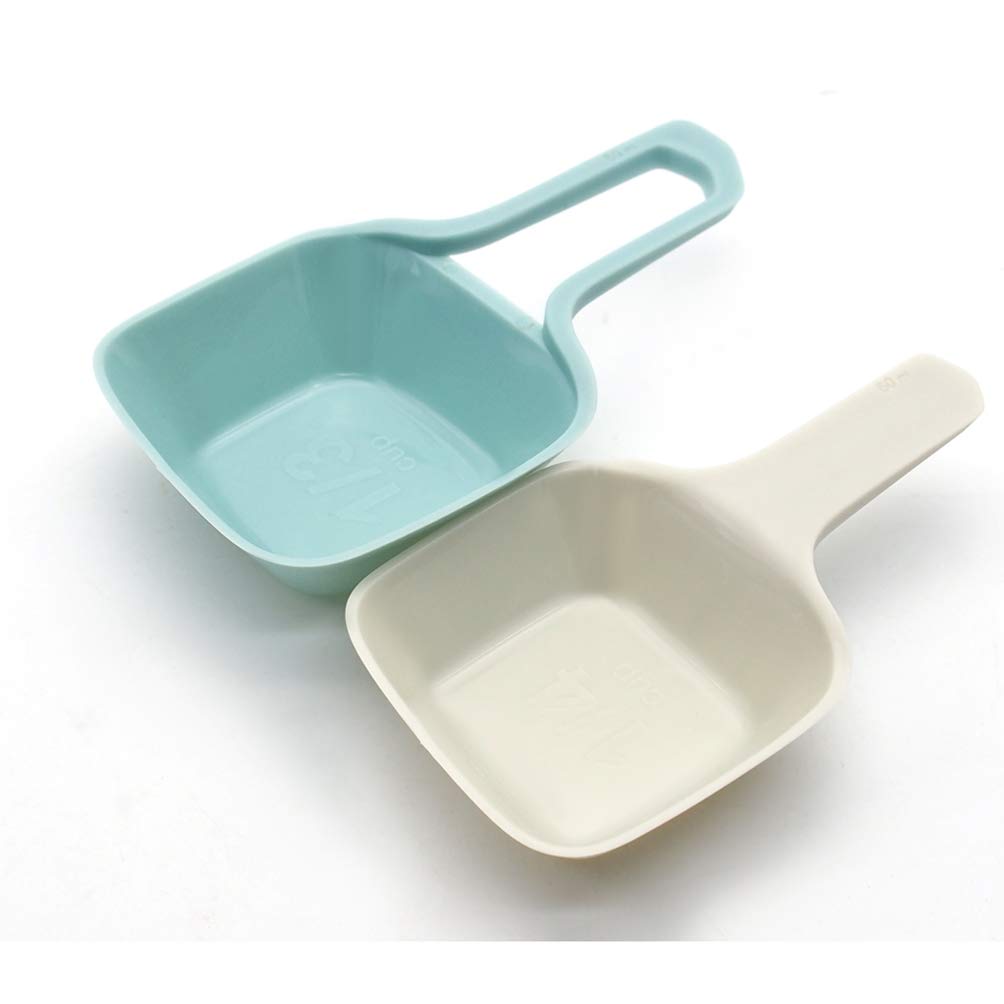 Hemoton 4-Piece Collapsible Plastic Measuring Cup Set - Durable Kitchen Measuring Spoons for Milk, Tea, Baking & Cooking - Perfect for Home, Restaurant & Bar Use