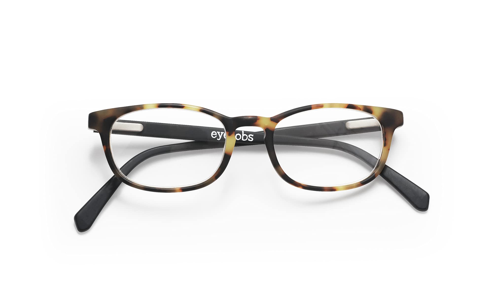eyebobs - On Board | Premium Reading Glasses for Men & Women | Lightweight Rectangle Frame | 0.0x to 4.0x Magnification | Perfect for Office Work, Reading Books & Computer Use