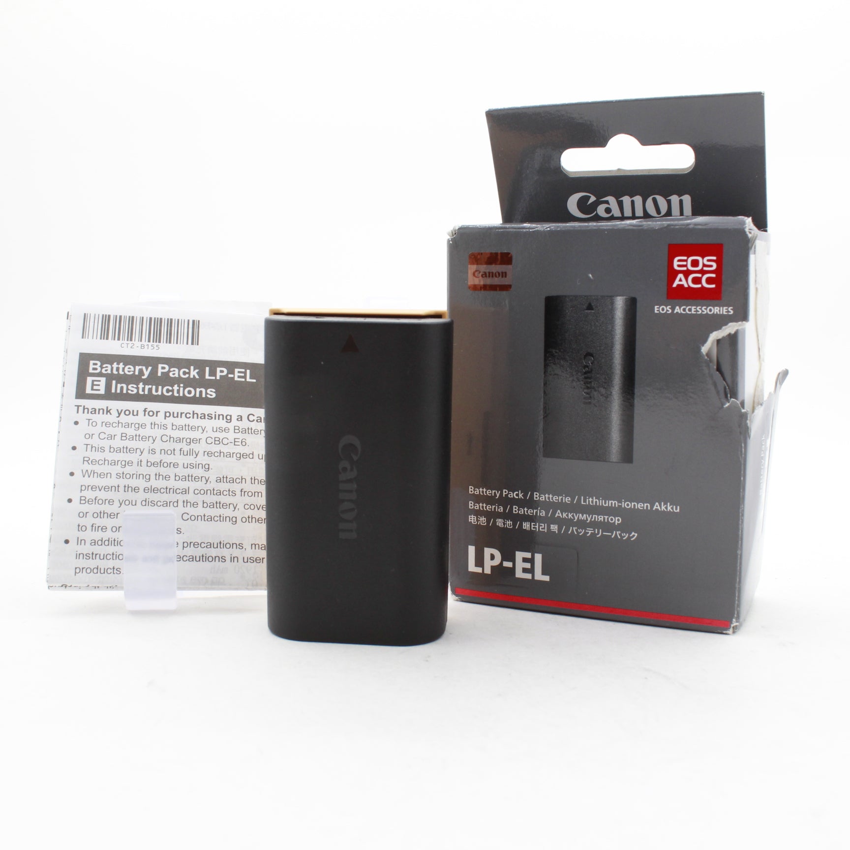 Canon LP-EL Lithium Ion Battery Pack for Speedlite EL-1 - Open Box Excellent Condition | Perfect for Professional Photography & Studio Lighting