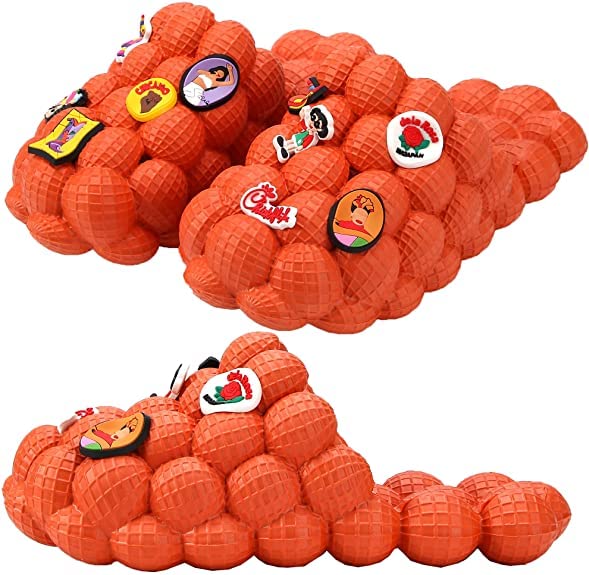 Unisex Bubble Slides - Funny Massage Slippers for Women & Men | Breathable Pillow Stress Relief Sandals | Non-Slip Super Soft EVA Shower & Bathroom Shoes | Perfect for Spa, Beach, and Home Relaxation