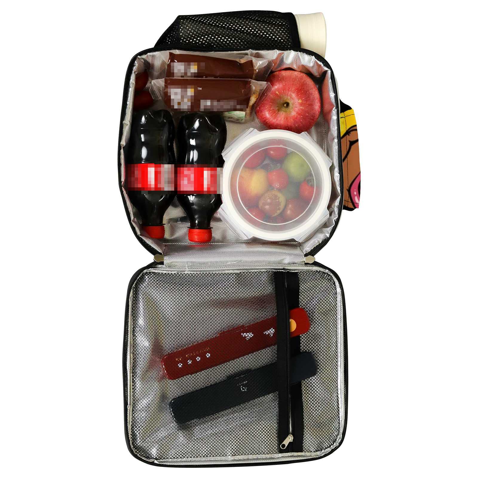 Vantaso Insulated Lunch Bag for Kids & Women - Leakproof Cooler Tote for School, Work, Picnic & Travel - African Print Design for Girls & Teens - Perfect for Daily Meals, Beach Trips and Outdoor Activities