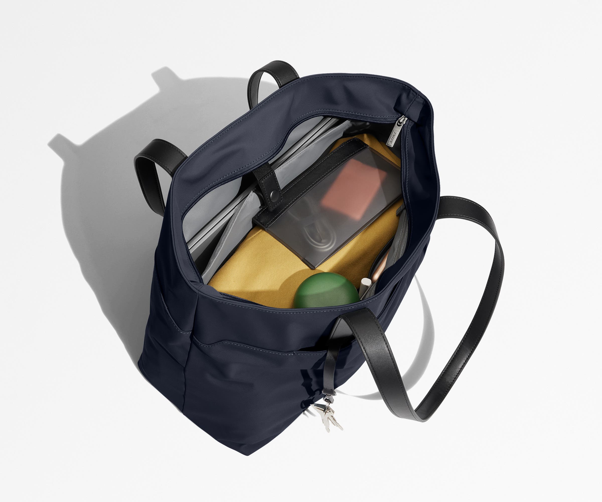 Premium Navy Blue Everywhere Tote Bag - Stylish & Durable for Work, Travel & Shopping | Water-Resistant & Spacious Design