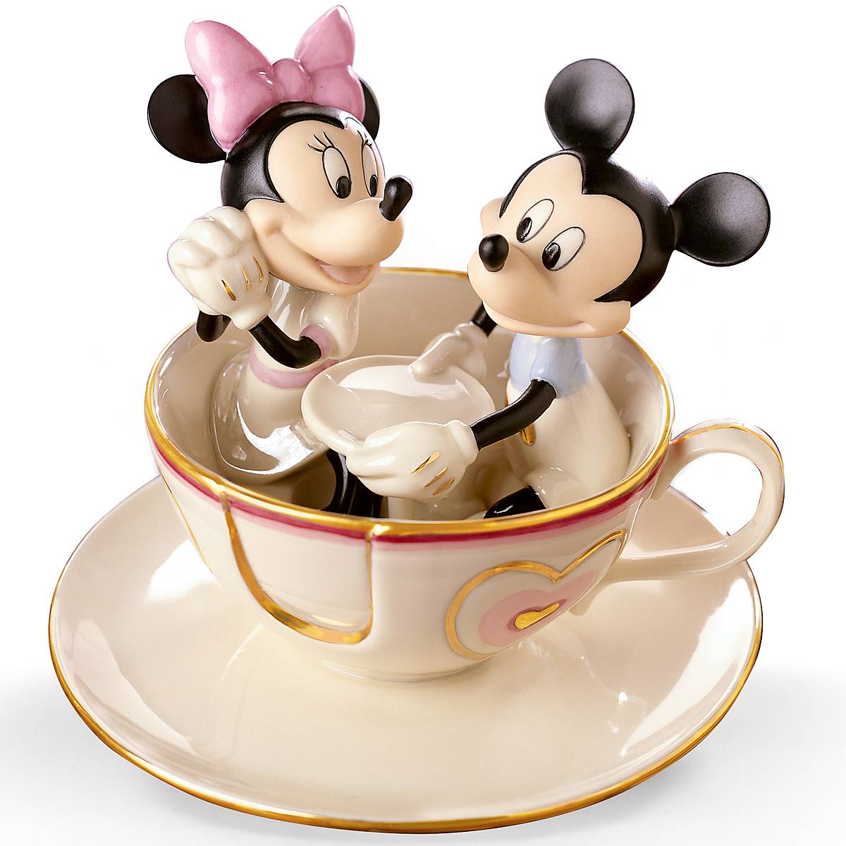 Disney Mickey Mouse Teacup Twirl Collectible Figurine - Perfect for Disney Fans, Home Decor, and Gift Giving