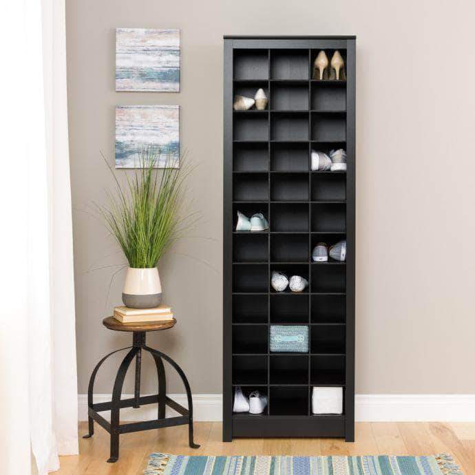 Space Saving Shoe Storage Cabinet Organizer - 4 Color Options for Closet, Entryway & Bedroom Organization