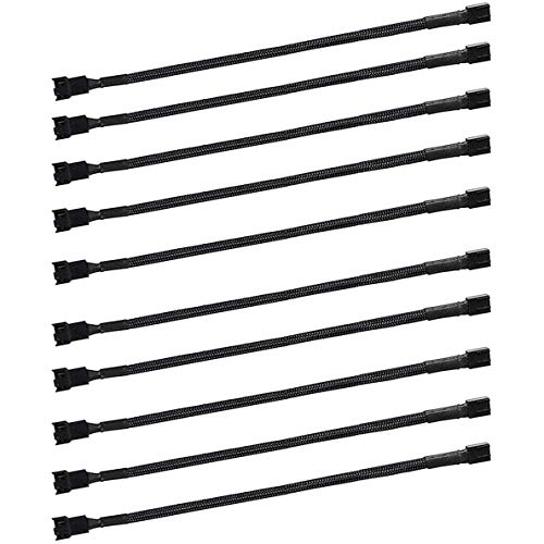 Skineat 10-Pack 4-Pin PWM Fan Splitter Cable - 11.8
