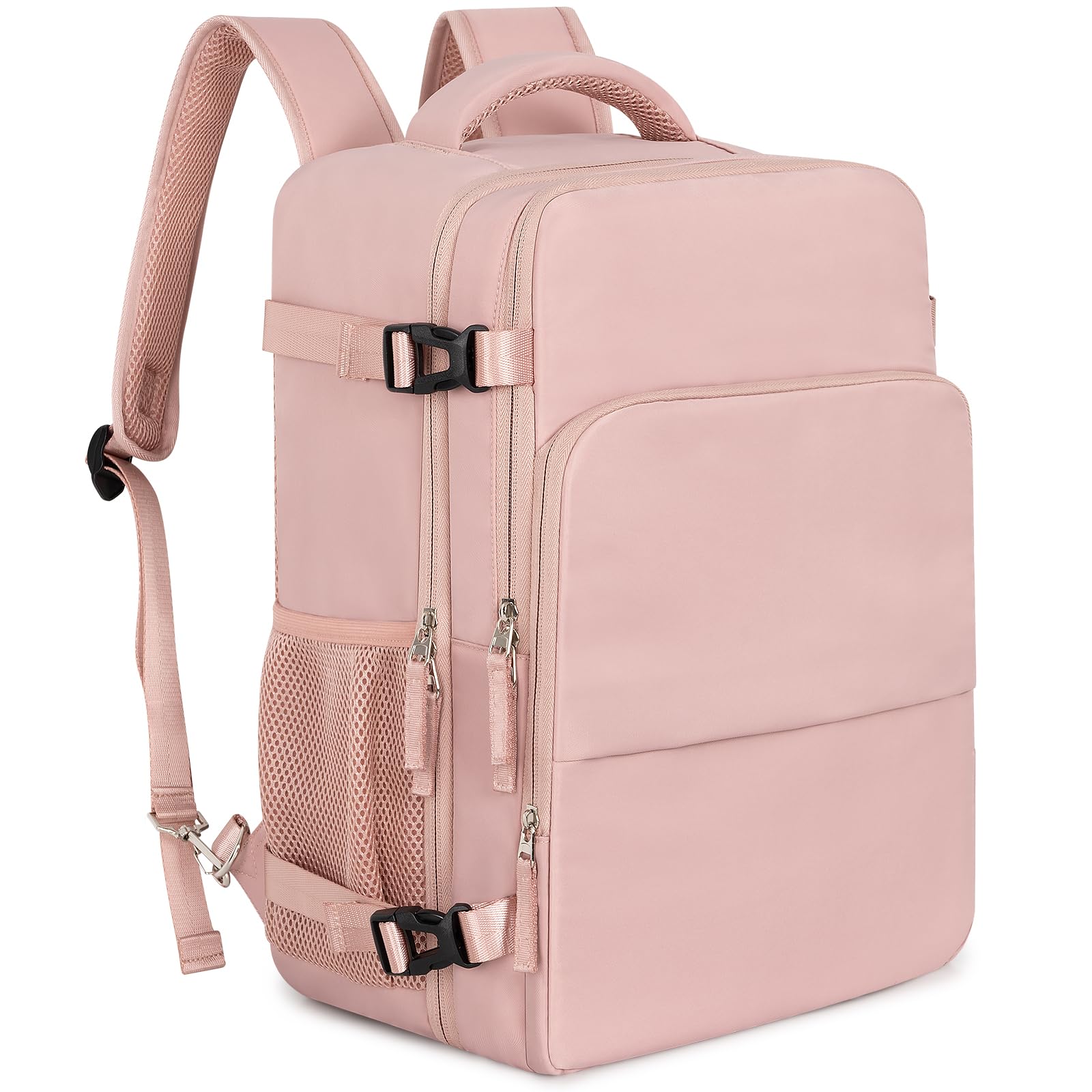 Waterproof Travel Laptop Backpack with USB Charging Port for Women & Men - 15.6 Inch Flight Approved Carry On Backpack for Business, Hiking, Weekend Trips | Perfect for Commuting, Air Travel & Outdoor Adventures