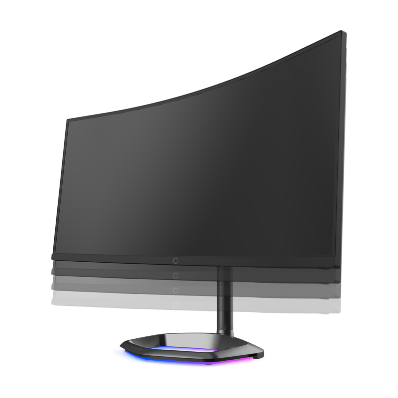 Cooler Master GM34CWQ 34-Inch Curved Gaming Monitor 144Hz, 1ms, WQHD, AMD FreeSync, ARGB Lighting - Perfect for Esports, Streaming & Multiplayer Gaming