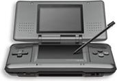 Refurbished Nintendo DS Graphite Black Handheld Console - Portable Gaming for Kids & Adults, Travel & Commute Entertainment