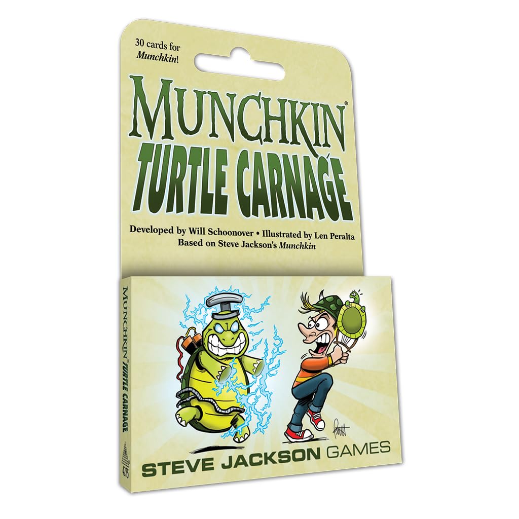 Munchkin Turtle Carnage Card Game - Fun for Game Nights