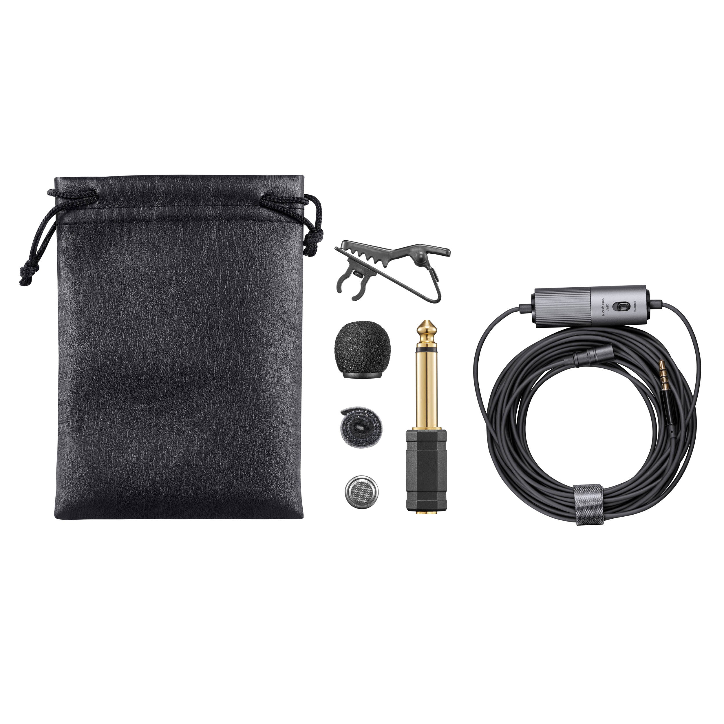 LMS 60C 6m Omni-Directional Lavalier Ultra Compact Microphone - Professional Clip-On Mic for YouTube, Podcasting, Interviews & Live Streaming