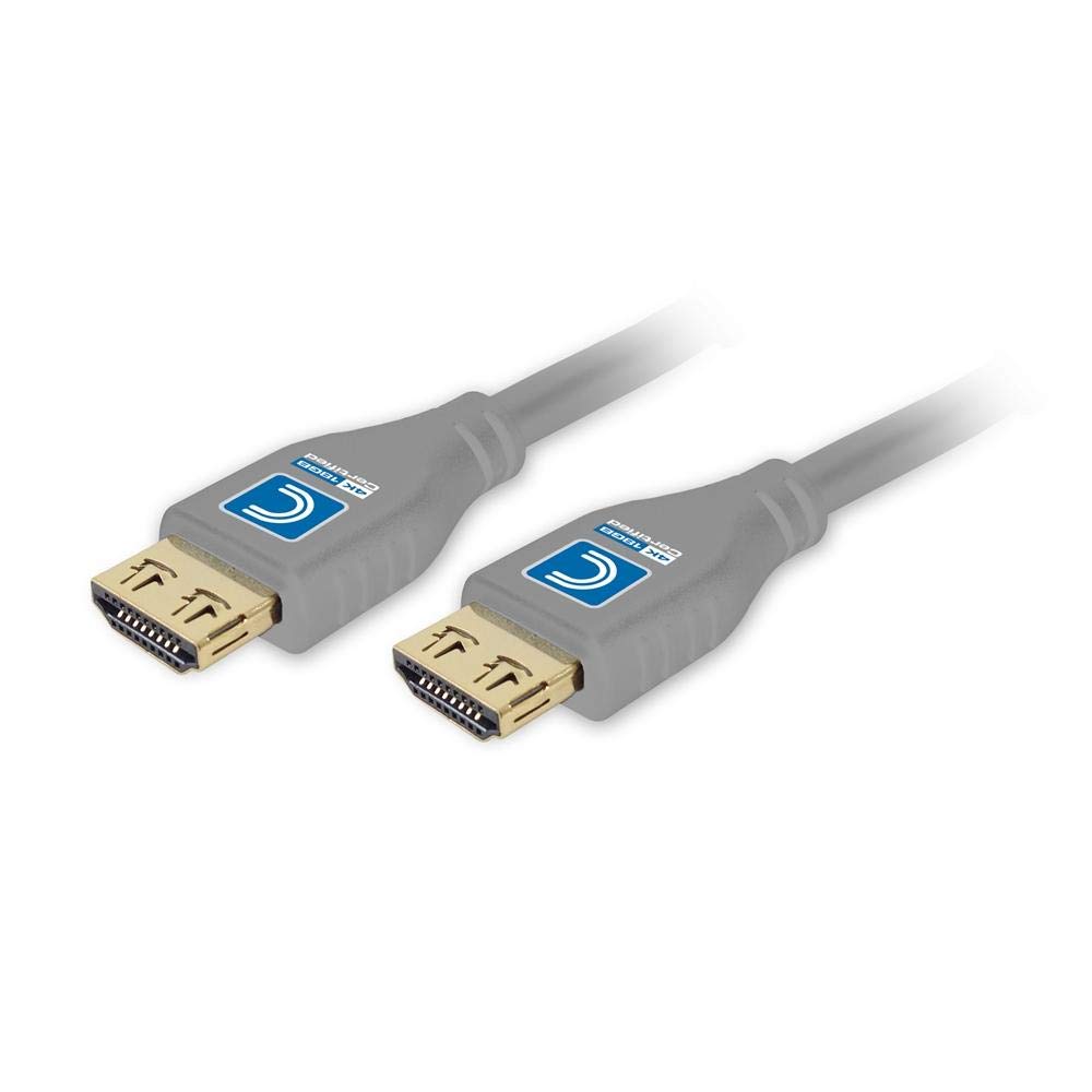 Premium 4K HDMI Cable with Ethernet - High-Speed 18Gbps, Gold-Plated Connectors for Pro AV/IT, Home Theater, Gaming & PC Setup - Supports HDR, ARC, 3D & 4K@60Hz
