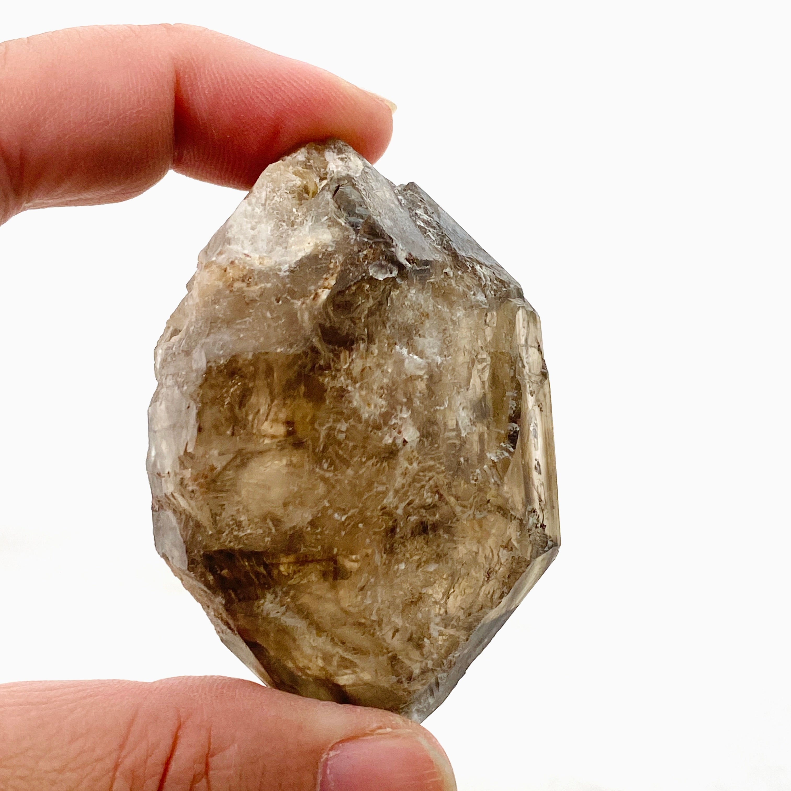Natural Smokey Elestial Quartz Crystal - Healing Stone for Meditation, Energy Work & Spiritual Growth - Perfect for Home Decor, Yoga & Reiki