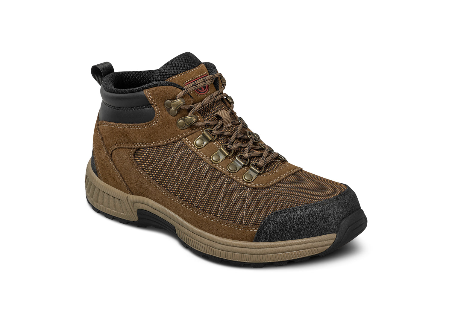 Hunter Brown Boots for Men - Waterproof Leather Work Boots with Slip-Resistant Sole - Perfect for Construction, Hiking & Outdoor Activities