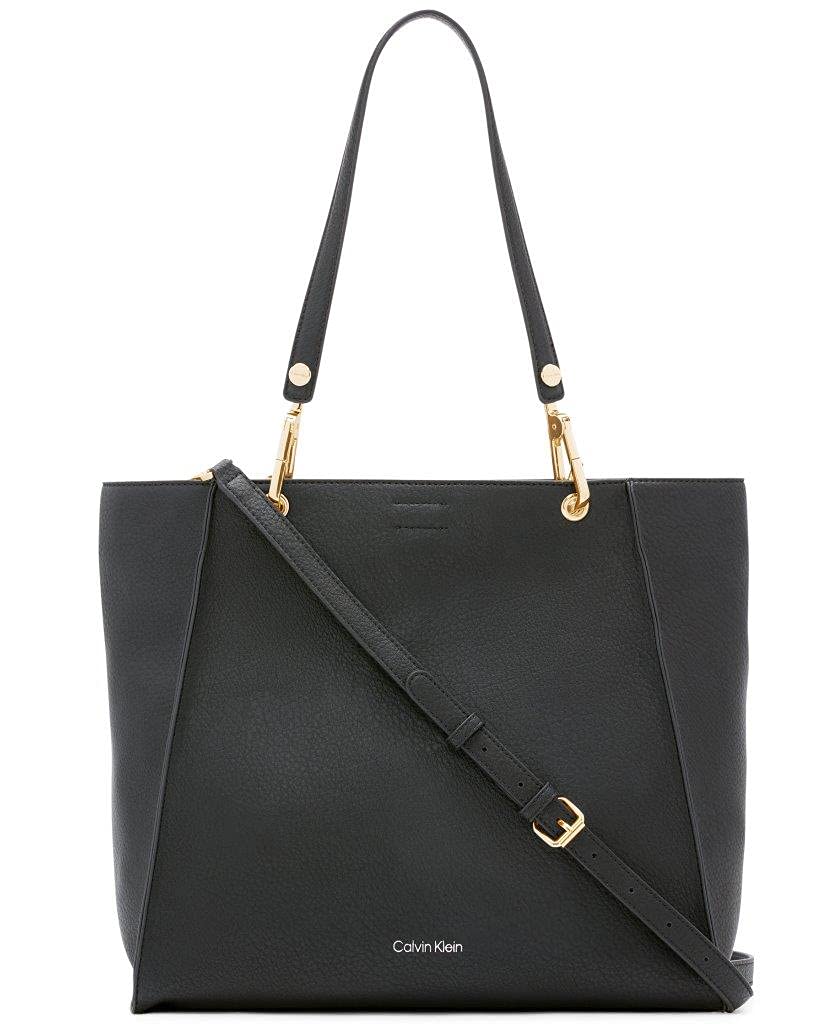 Calvin Klein Reyna North/South Tote Bag for Women - Stylish Leather Handbag for Work, Travel & Everyday Use