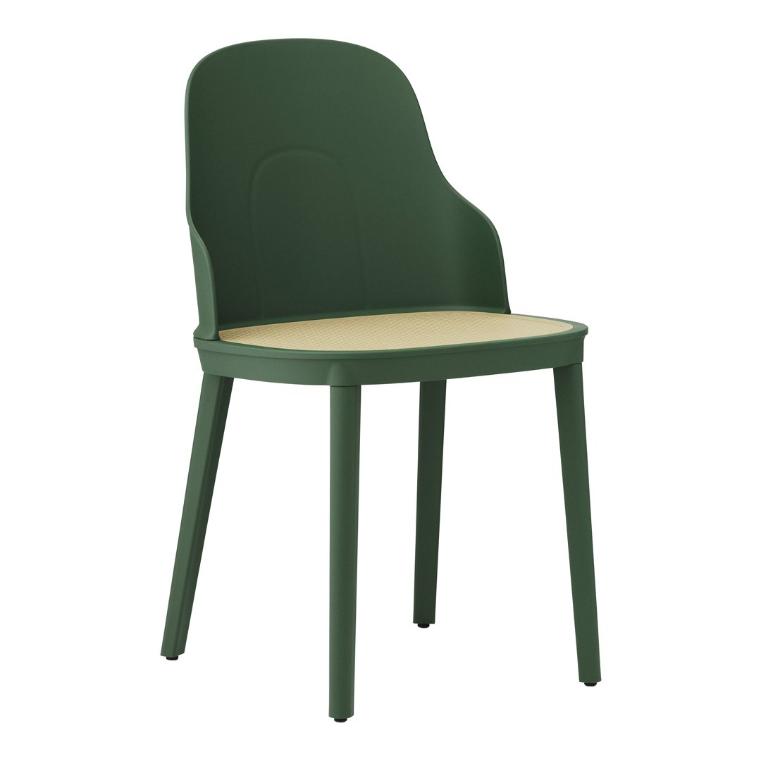Allez Modern Dining Chair with Woven Wicker Seat - Comfortable & Stylish for Kitchen, Dining Room, or Patio