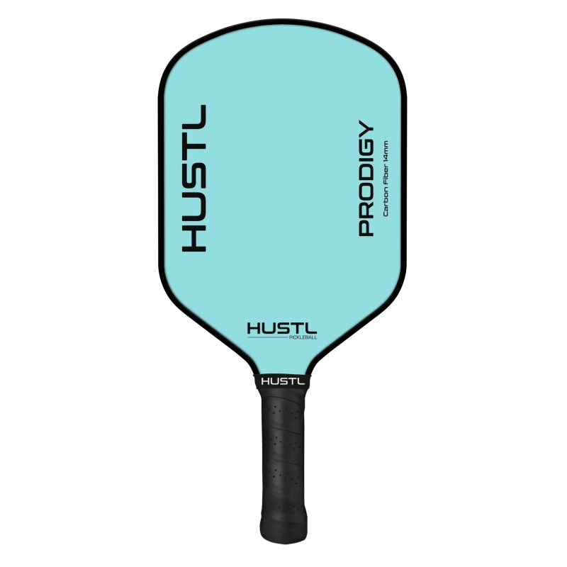 HUSTL Prodigy Raw Carbon 14mm Pickleball Paddle - Lightweight & Durable for Competitive Play - Perfect for Tournaments, Practice & Outdoor Games