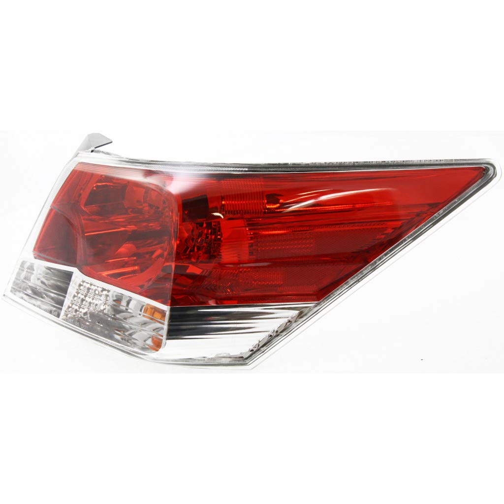 2008-2012 Honda Accord Sedan Rear Tail Lights Pair - Driver & Passenger Side (HO2800172 HO2801172 | 33500-TA0-A01) - Perfect for Replacement, Customization & Nighttime Safety