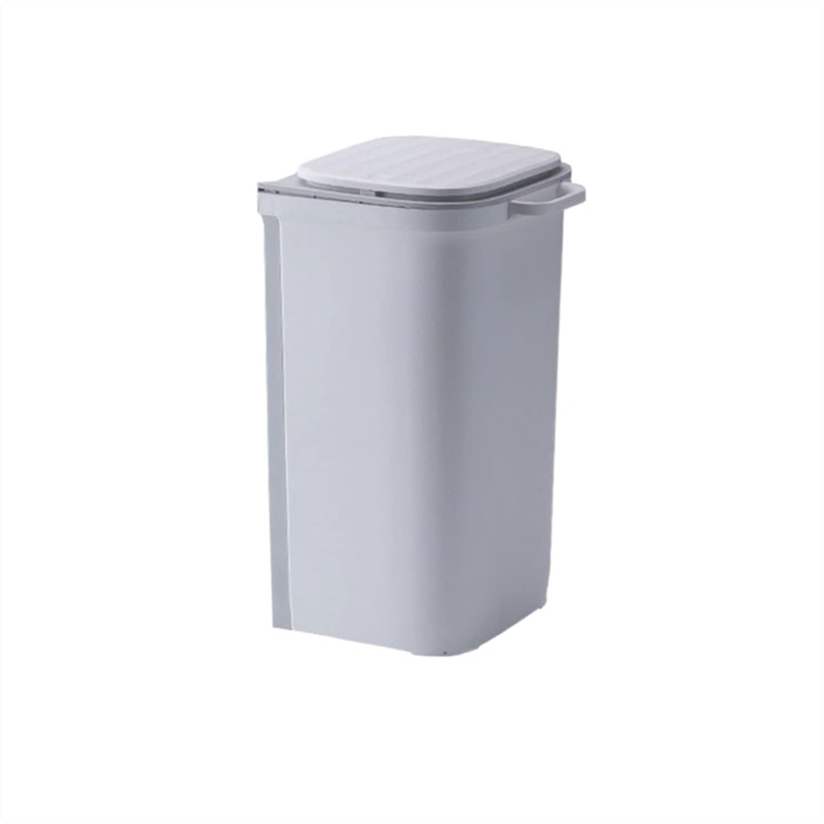 TOMYEUS 10L Wall Mounted Trash Can - Space Saving Bathroom & Kitchen Waste Bin for Cabinet Doors | Ideal for Small Spaces, RVs, Dorm Rooms & Office Use