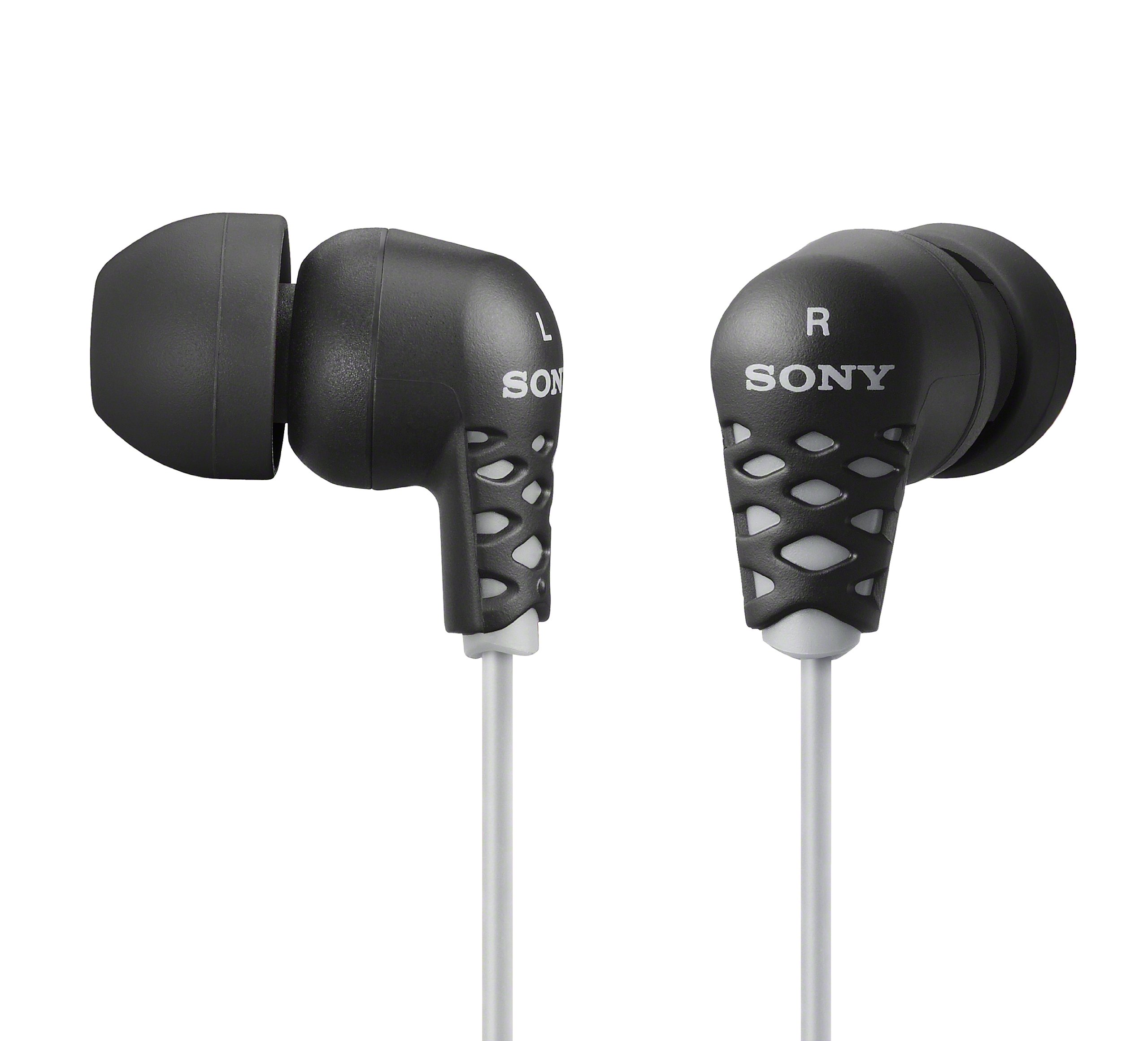 Sony MDR-EX37B/BLK In-Ear Headphones with High-Quality Sound - Perfect for Running, Gym Workouts & Commuting