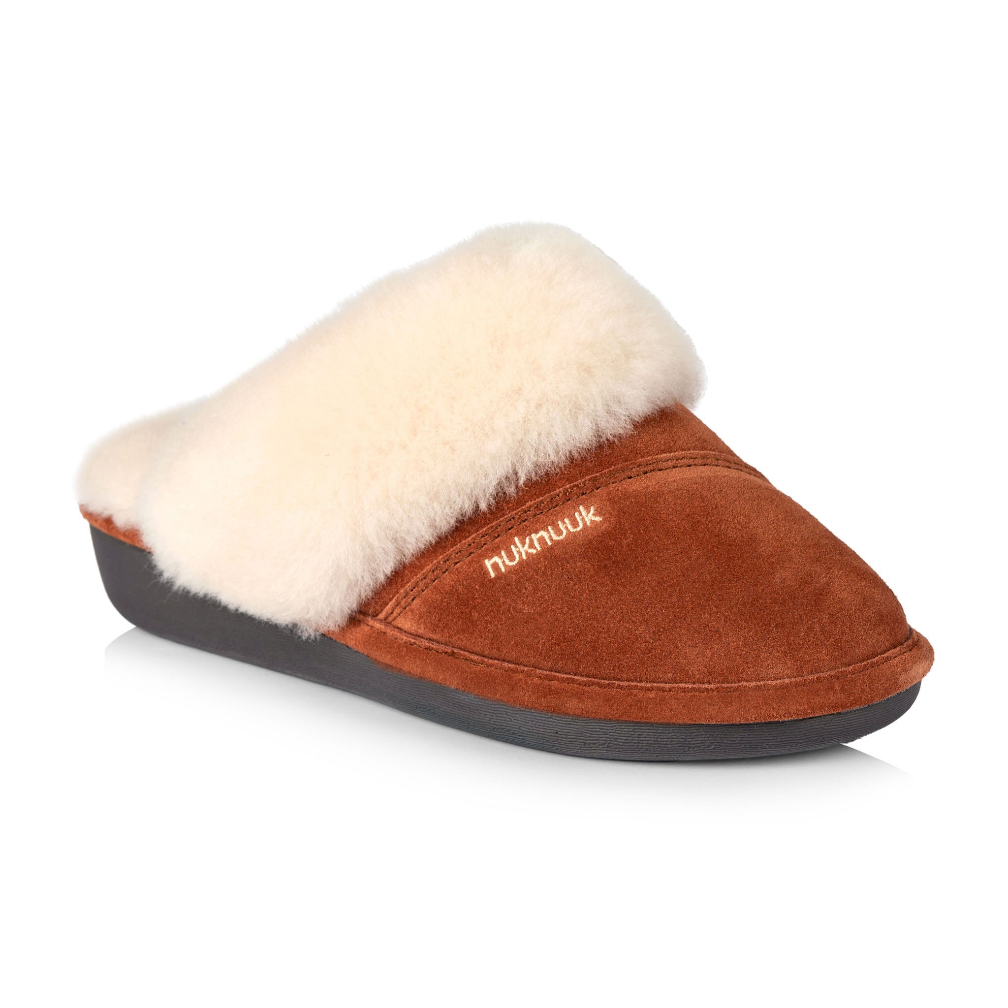 Joy Women's Cozy Memory Foam Slippers - Soft Indoor/Outdoor House Shoes for Women (Rust Color) - Perfect for Relaxing at Home, Lounging, and Quick Errands