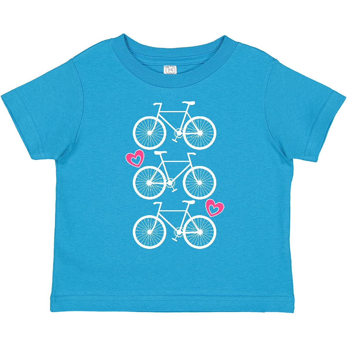 Inktastic Biking Gifts - Bicycle Silhouette Toddler T-Shirt for Boys & Girls | Cute Cycling Themed Cotton Tee for Kids | Perfect for Bike Rides, Birthday Parties & Outdoor Activities
