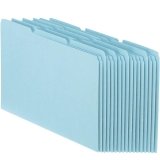 Premium 1/3 Cut Blank Tab File Guides - 25 Point Pressboard, Letter Size (100/Box) - Perfect for Office Organization, Filing Systems & Document Management