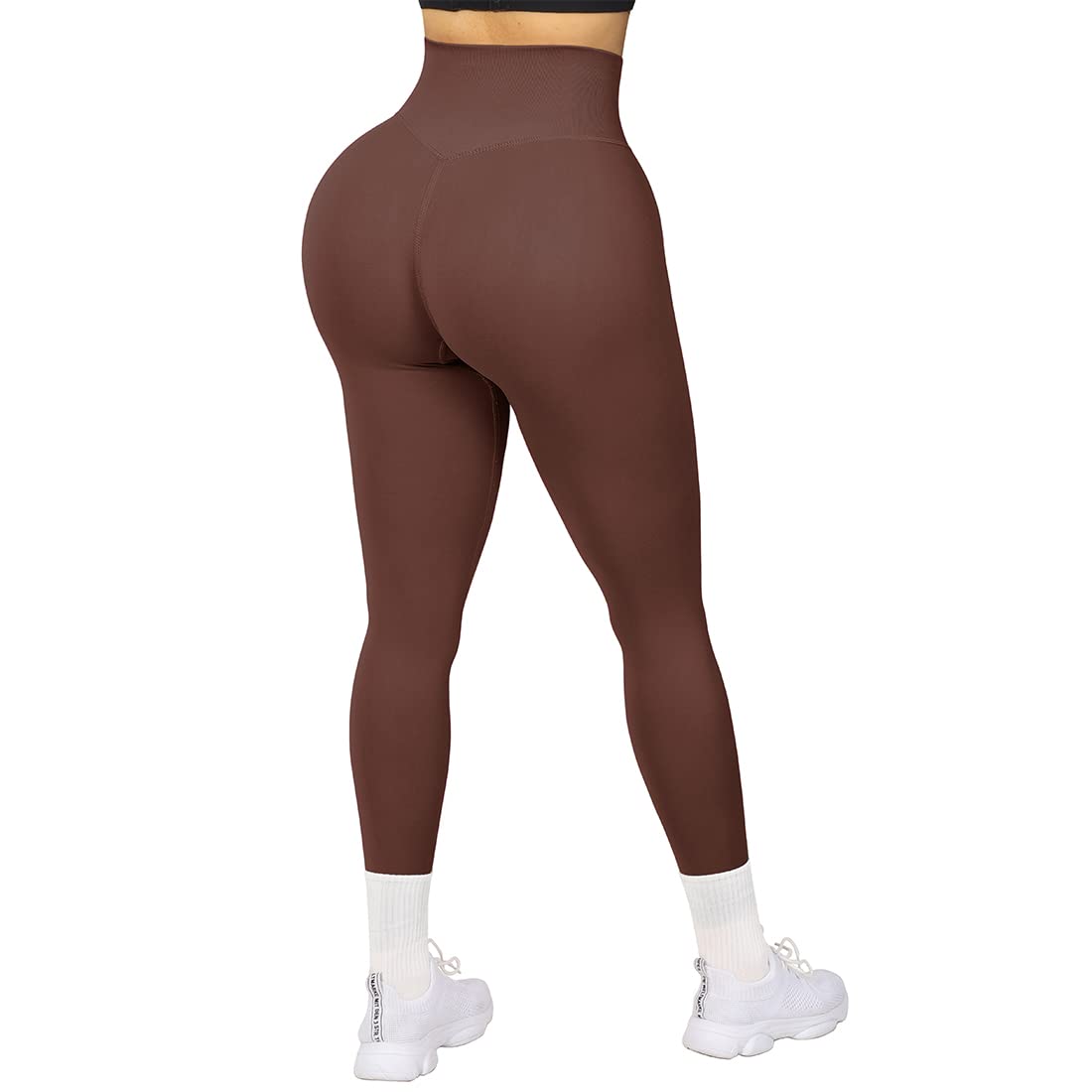 SUUKSESS Women's High Waisted Seamless Butt Lifting Leggings - Tummy Control Workout Yoga Pants for Gym, Running & Everyday Wear