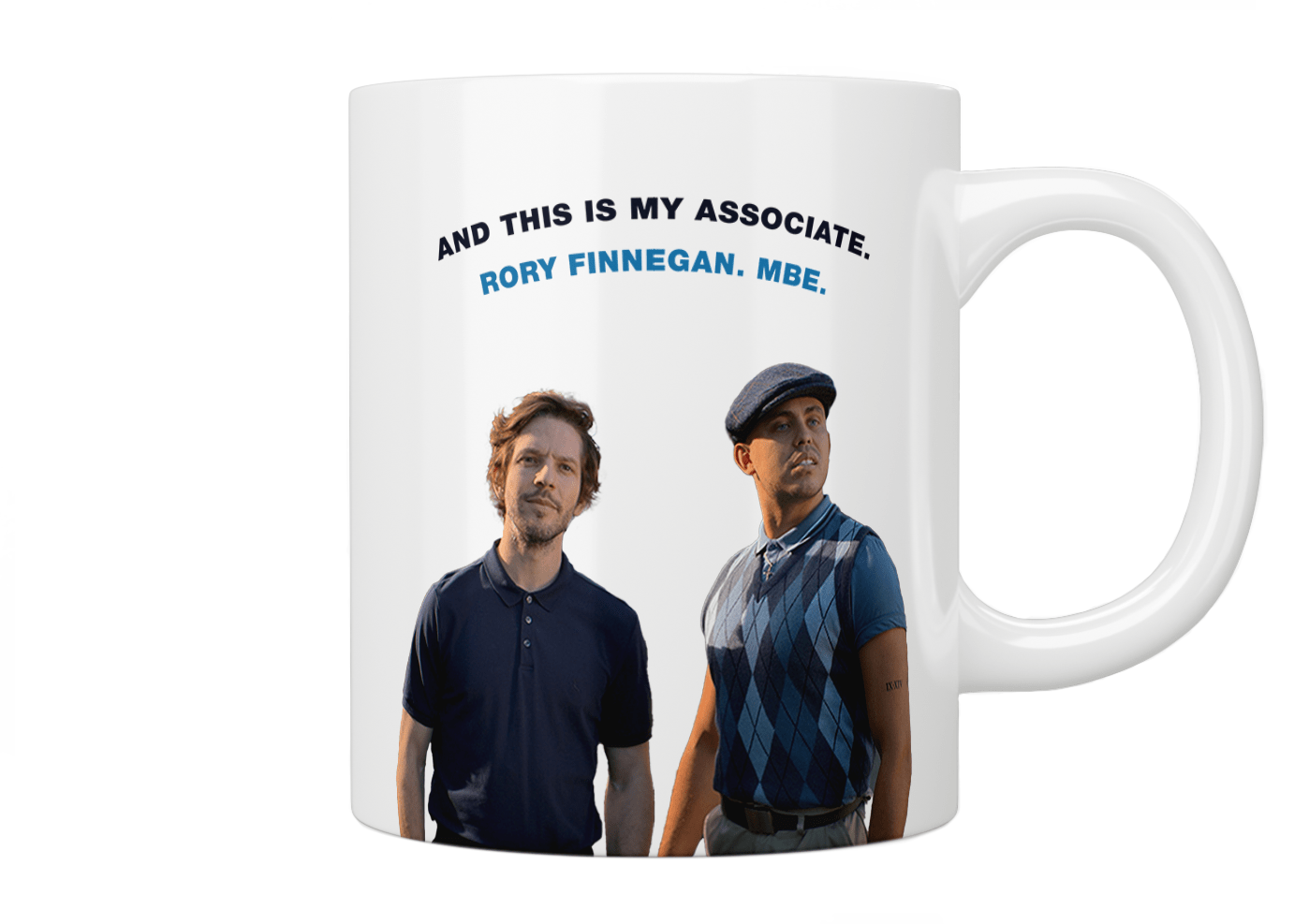 Brassic Dylan and Ash Posh Golf Scene Coffee Mug - Funny British TV Show Themed Gift for Golf Lovers - Perfect for Office, Home Use or Golf Tournament Gifts