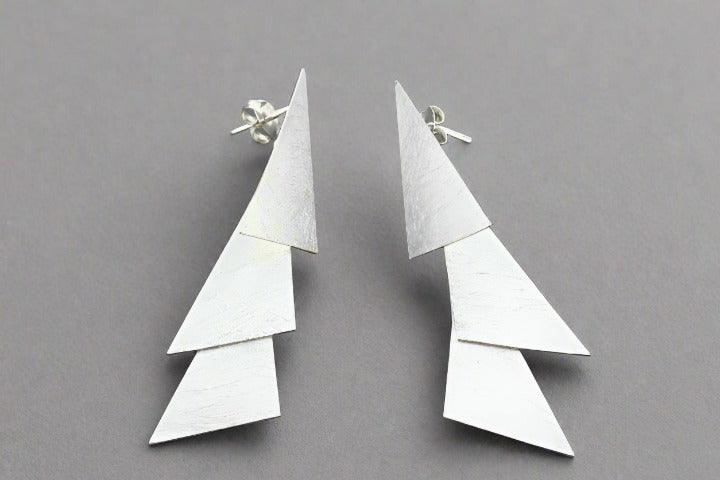 Asteria Silver Stud Earrings for Women - Elegant & Hypoallergenic Jewelry for Everyday Wear & Special Occasions