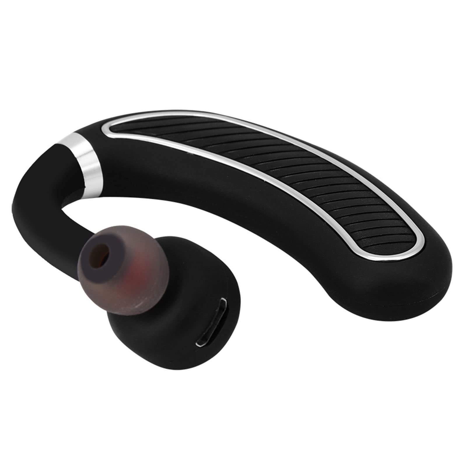 Zerone K21 Wireless Bluetooth Headset - Single Ear Business Headphones with Noise Cancelling Microphone for Office Calls, Driving & Remote Work
