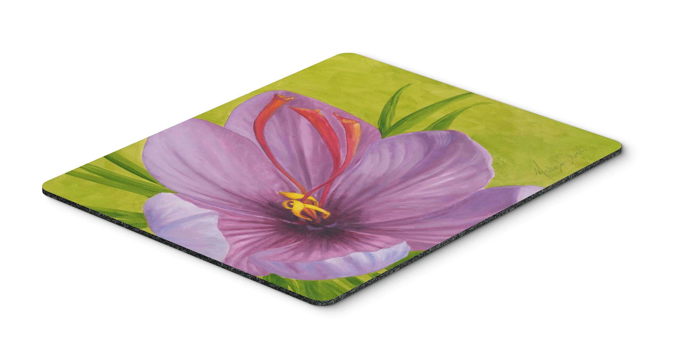 Floral Mouse Pad by Malenda Trick - Large Washable Non-Slip Desk Mat for Home Office, Gaming & Computer Use | Hot Pad & Trivet Multi-Function | Caroline's Treasures TMTR0227MP | Perfect for Workstations, Coffee Shops & Dorm Rooms