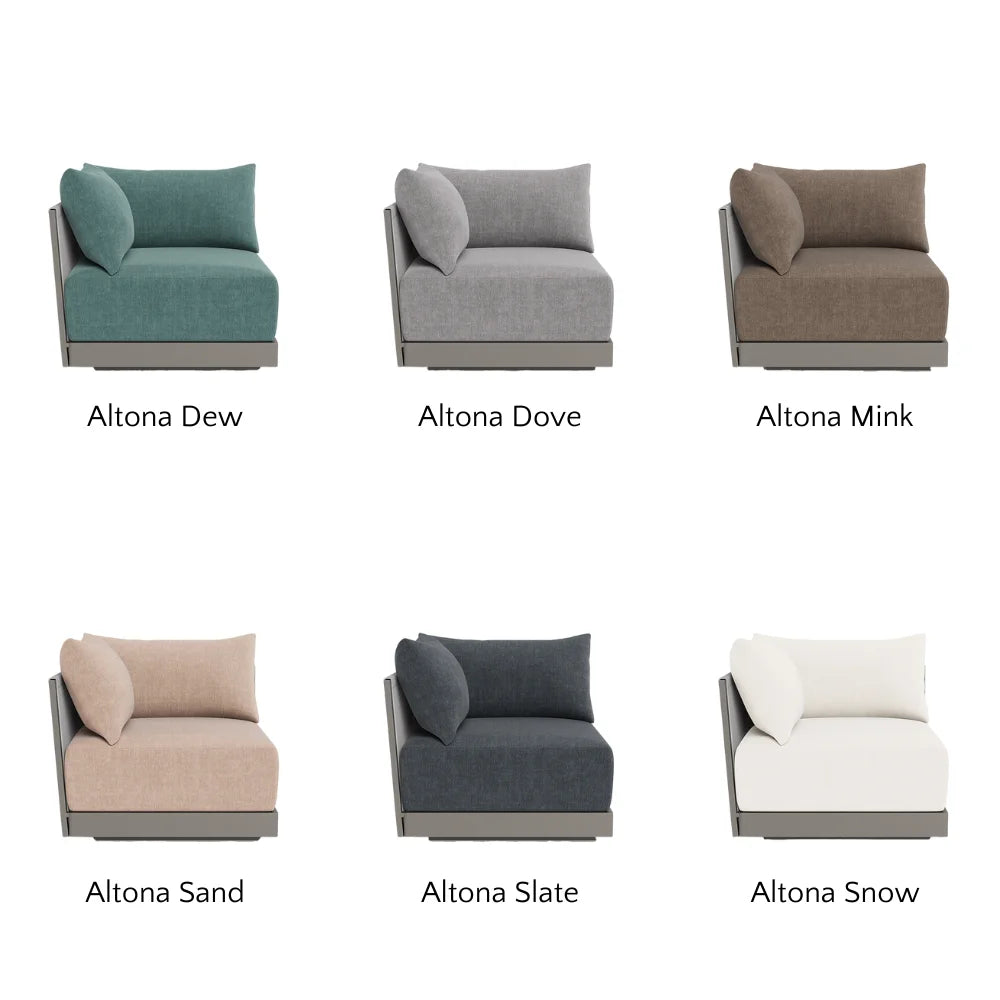 Antigua Outdoor Corner Sectional Sofa Set - Waterproof Wicker Patio Furniture with Cushions - Perfect for Backyard, Poolside & Garden Relaxation