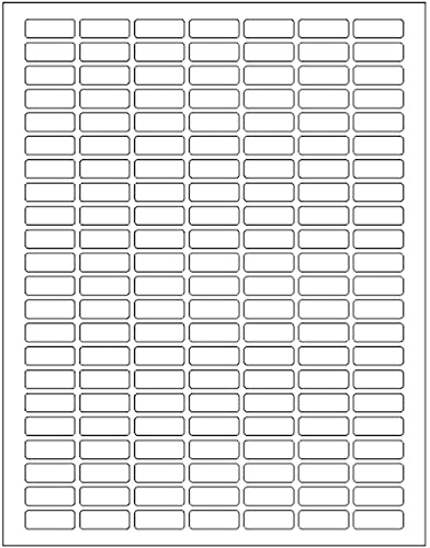 White Rectangular Labels with Bonus Color Stickers - 1630 Pack (10 Cases) - Laser Printer Compatible Color-Coding Labels for Office Organization, File Sorting & Storage
