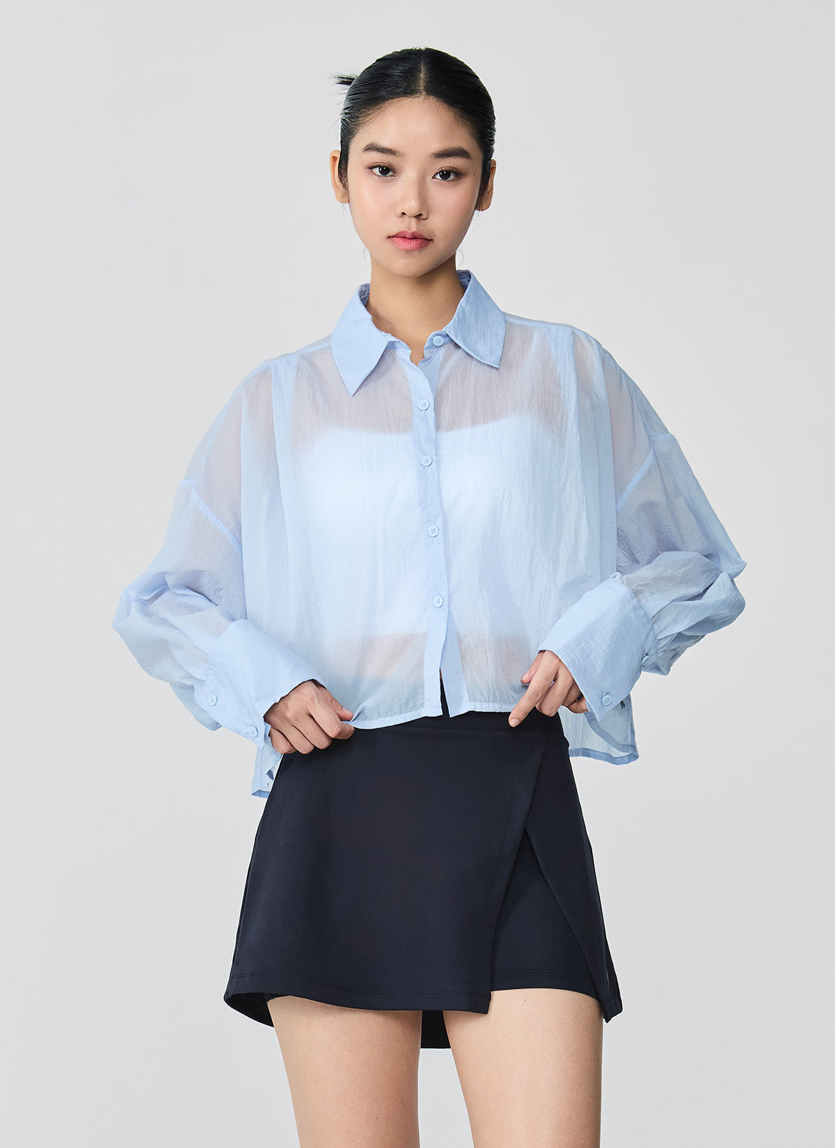 Sheer Mesh Crop Tops for Women - Trendy See-Through Shirts for Summer, Yoga, and Casual Wear | Breathable Fashion Tees for Layering & Street Style Outfits