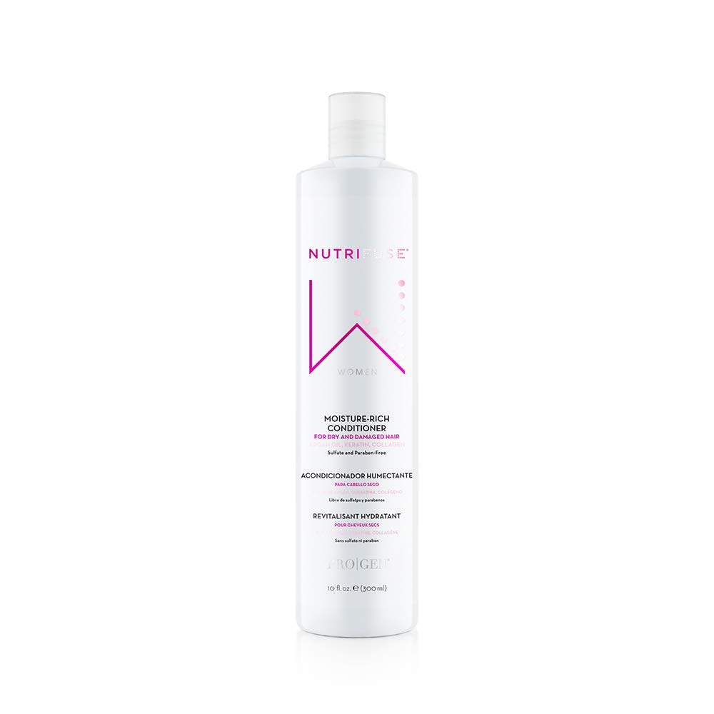 W Moisture-Rich Hair Conditioner - 10oz for Dry, Damaged Hair - Deep Hydration & Repair - Perfect for Daily Use & Salon-Quality Results at Home