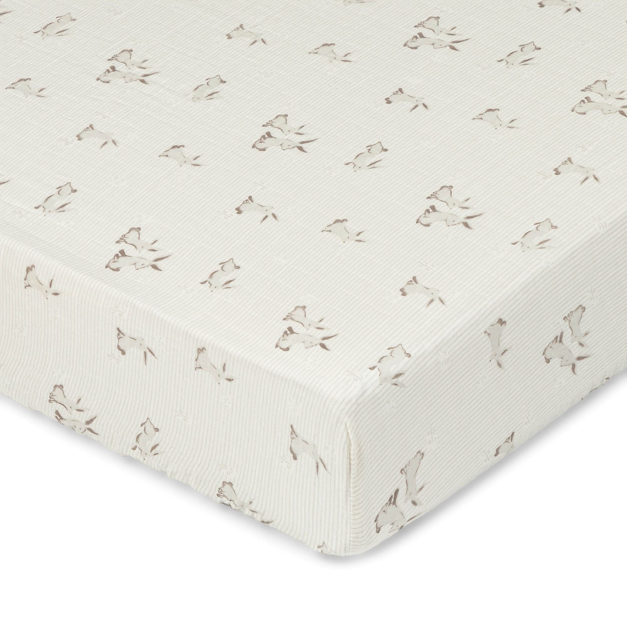 Organic Cotton Fitted Crib Sheet for Baby Cribs - Soft, Breathable & Hypoallergenic Nursery Bedding - Perfect for Newborns & Toddlers' Safe Sleep