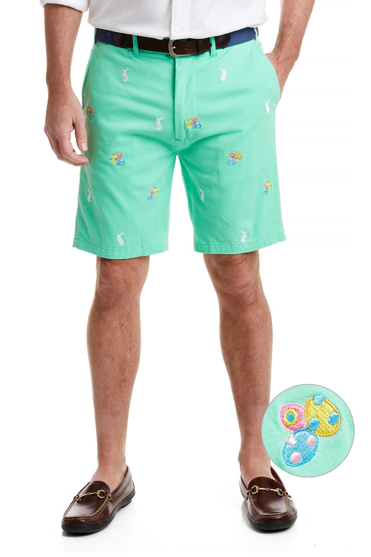 Cisco Short Spring Green Dress with Easter Egg & Bunny Print - Perfect for Easter Celebrations, Spring Parties & Family Gatherings