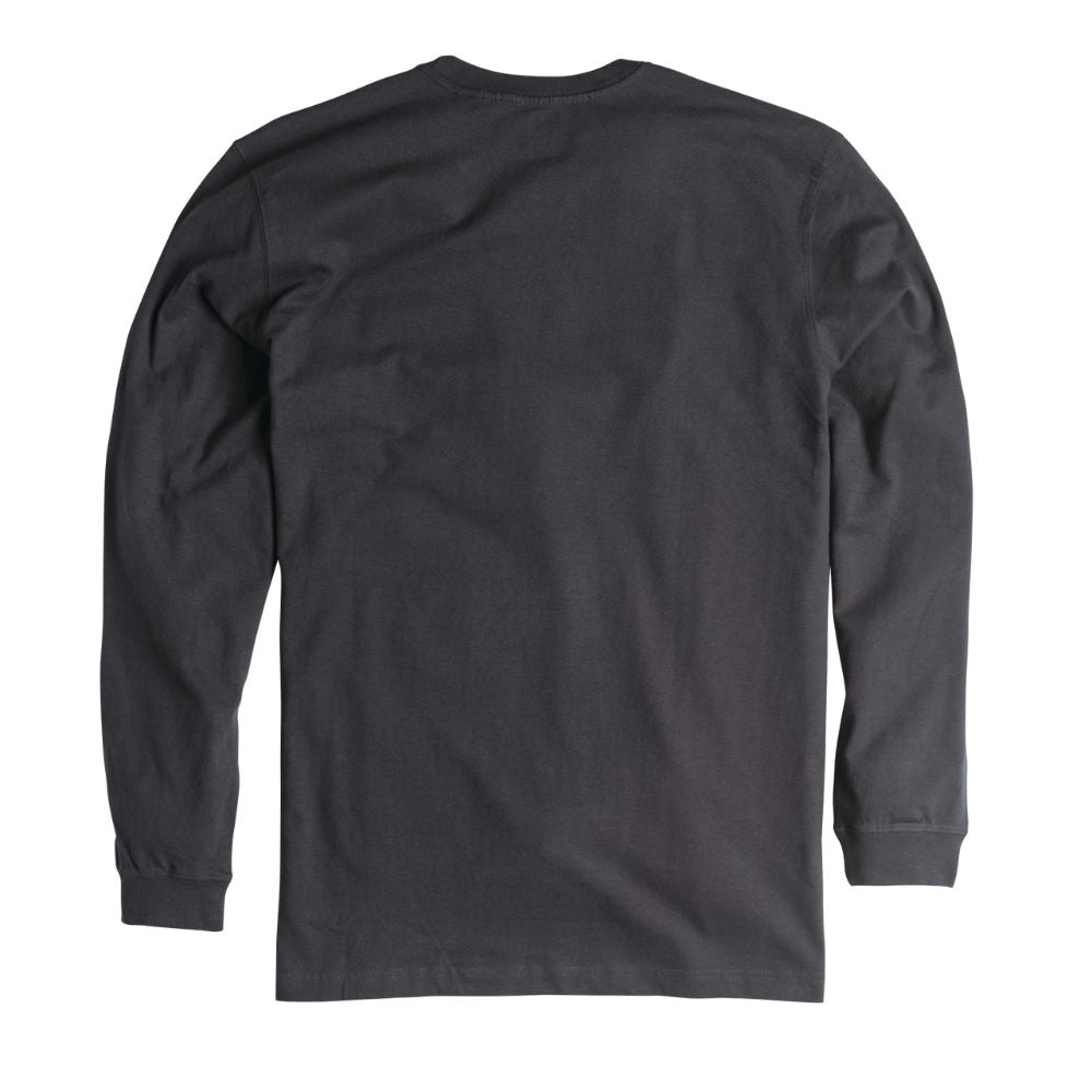 Heavy Duty Men's Long Sleeve Work Shirt - Dark Charcoal - YL879 - Durable Construction for Construction, Landscaping & Outdoor Work