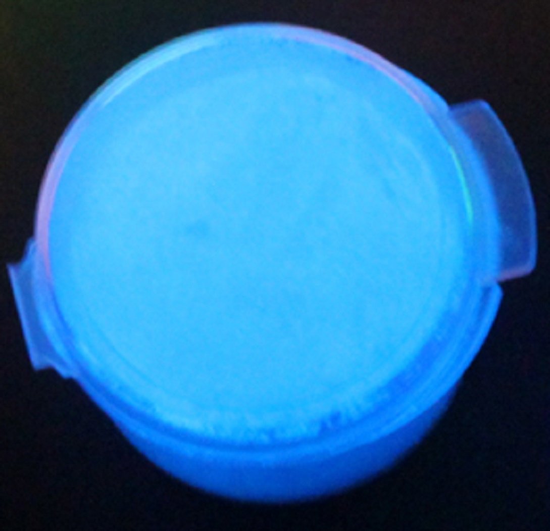 Glow in The Dark Powder - Daytime Visible Blue Pigment (8 oz) for DIY Crafts, Halloween Decor & Nighttime Safety