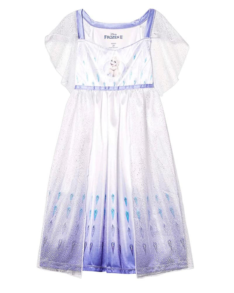 Disney Princess Girls' Fantasy Nightgown Dress - Soft Cotton Sleepwear for Kids & Toddlers | Perfect for Birthday Parties, Bedtime Stories & Dress-Up Play